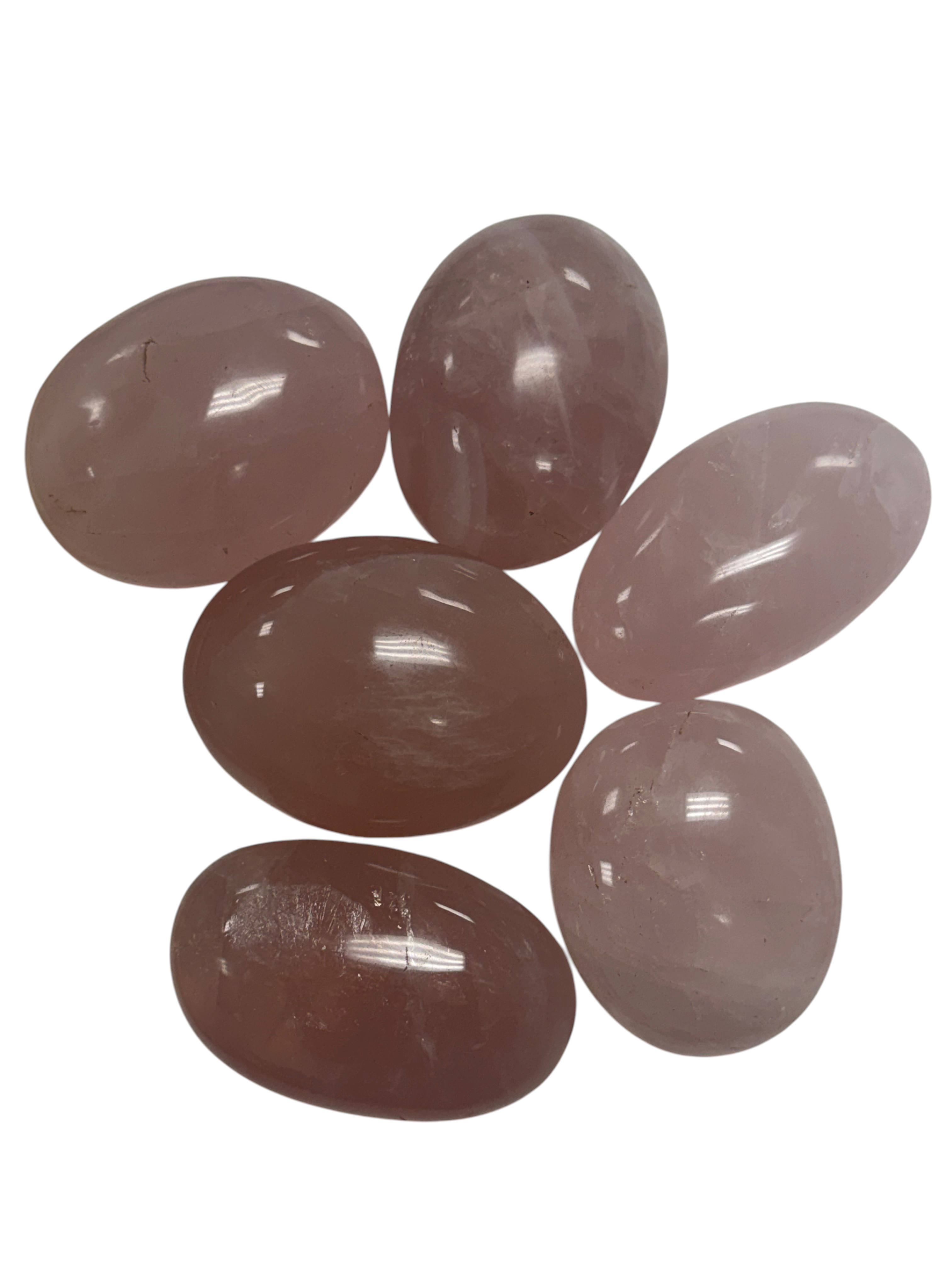 Rose Quartz Palm Stone
