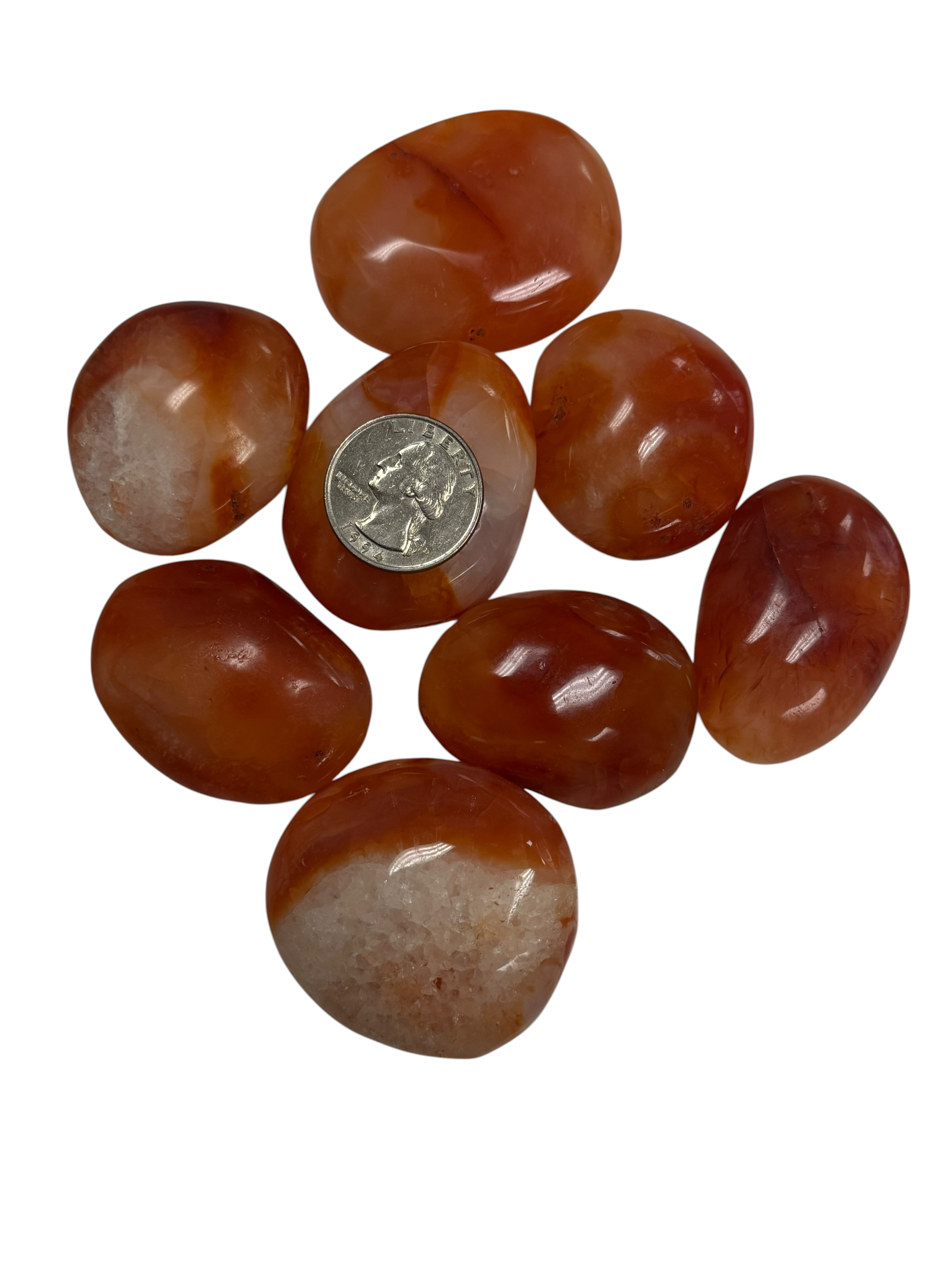 Carnelian Palm Stone
