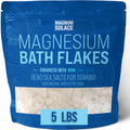 Magnesium Bath Flakes, Bath Soak/Foot Soak With MSM