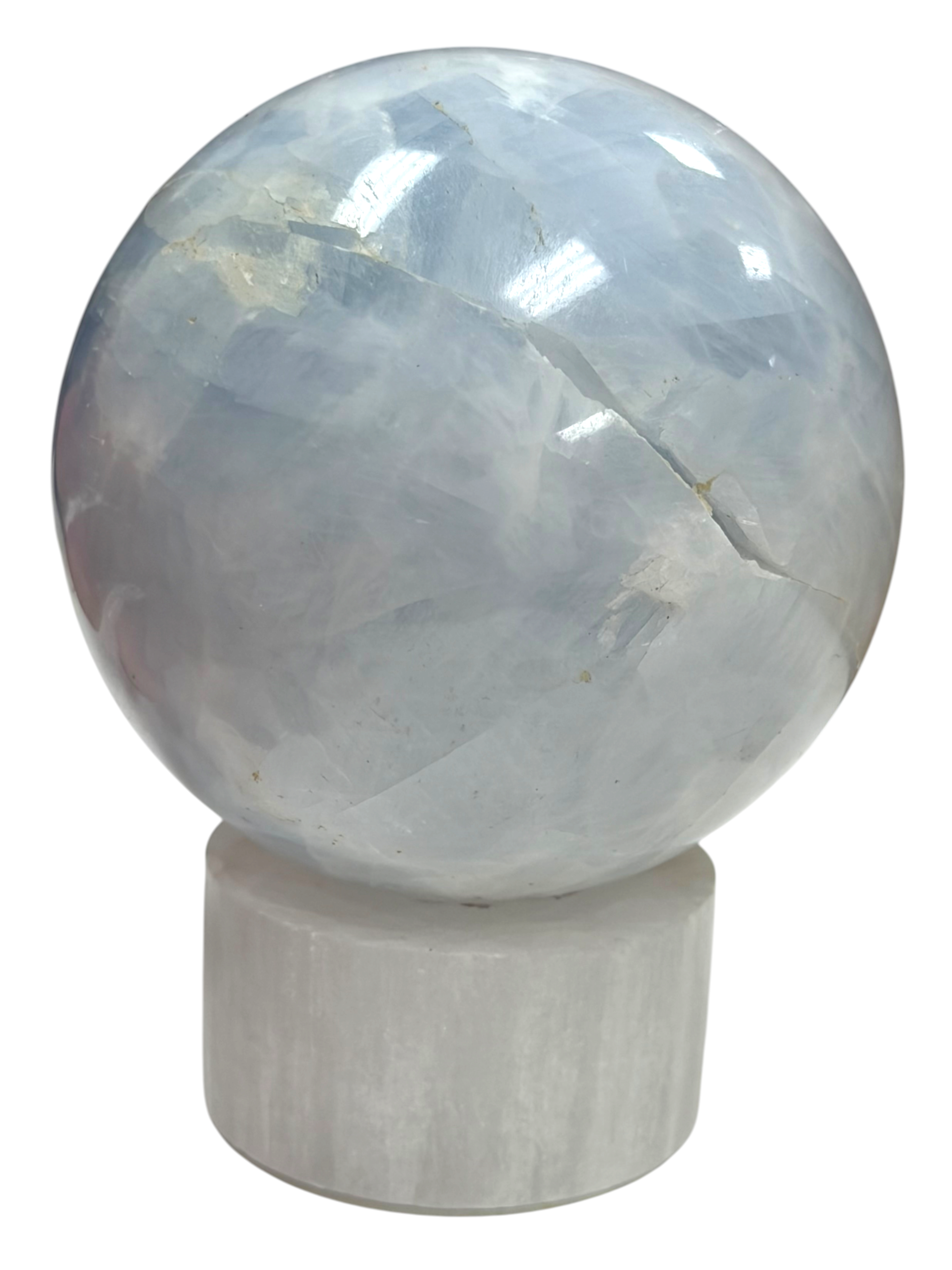 Blue Calcite Sphere 63mm