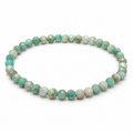 4mm Faceted Amazonite Bracelet