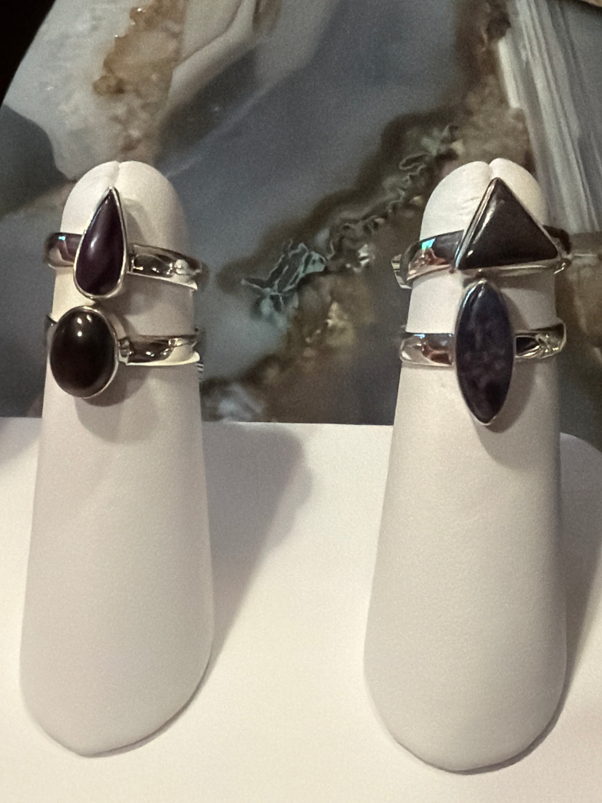 Sugilite Sterling Silver Ring