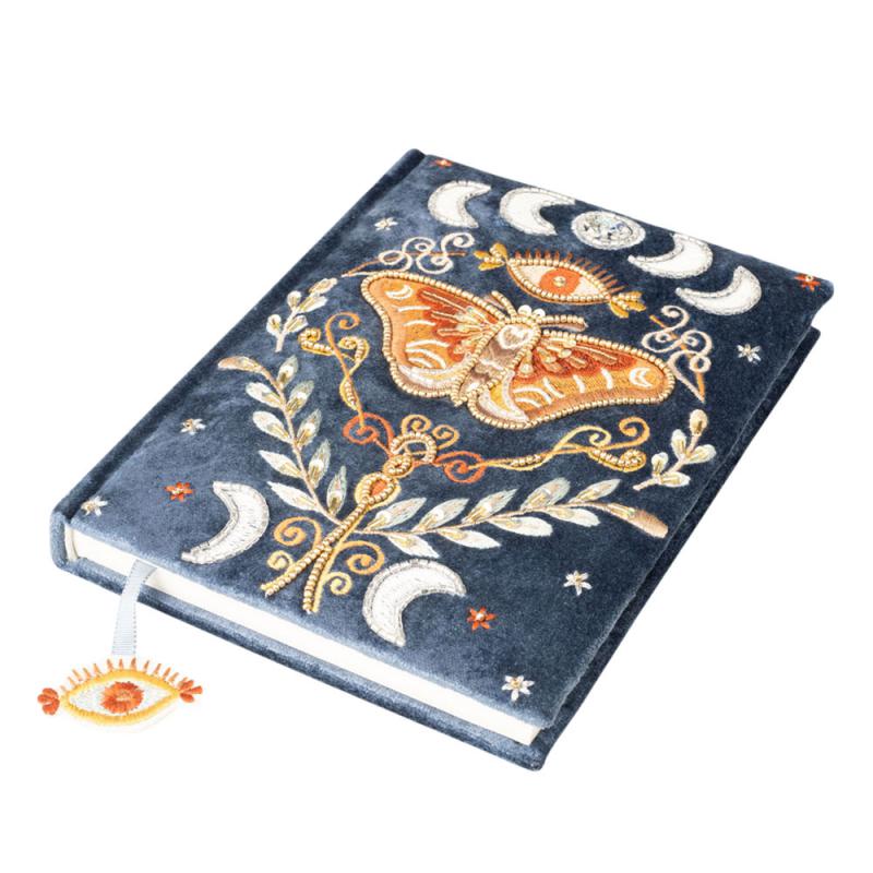 Lunar Moth Lined Journal