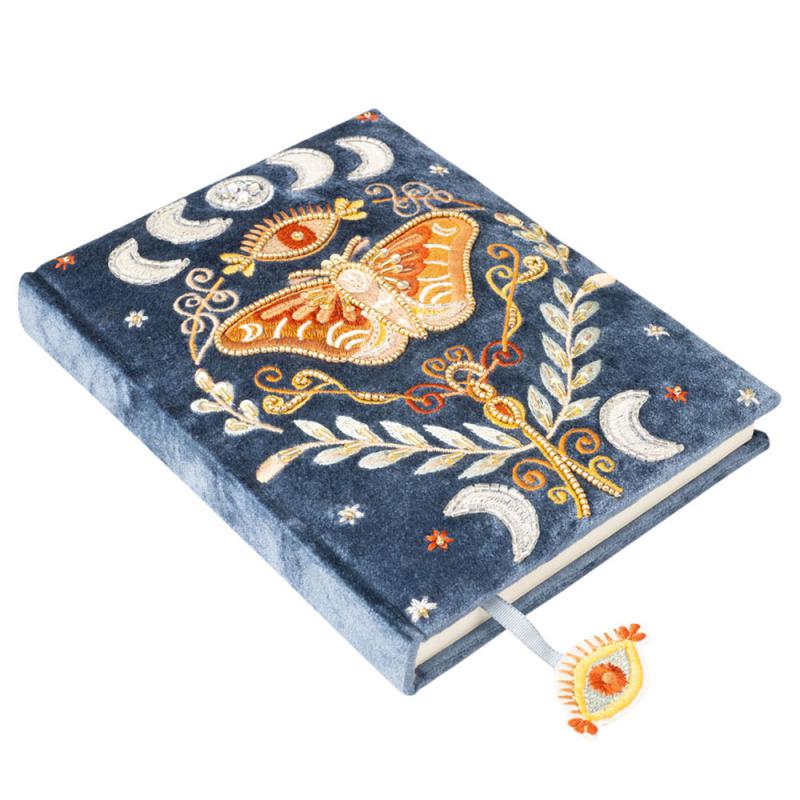 Lunar Moth Lined Journal
