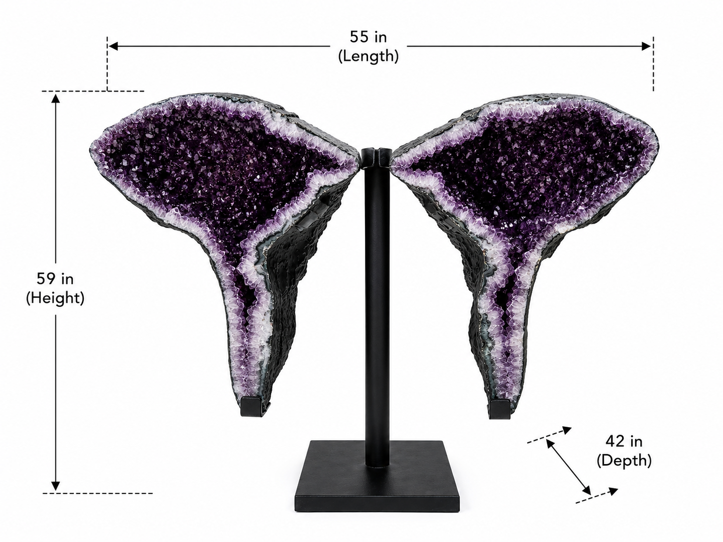 Amethyst Wings Large
