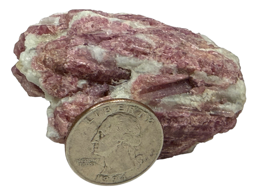 Pink Tourmaline in Kyanite