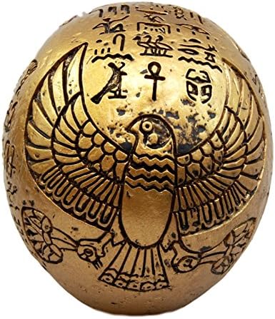 Gods of Egypt Skull Figurine — Nefertiti, King Tut & the Ankh