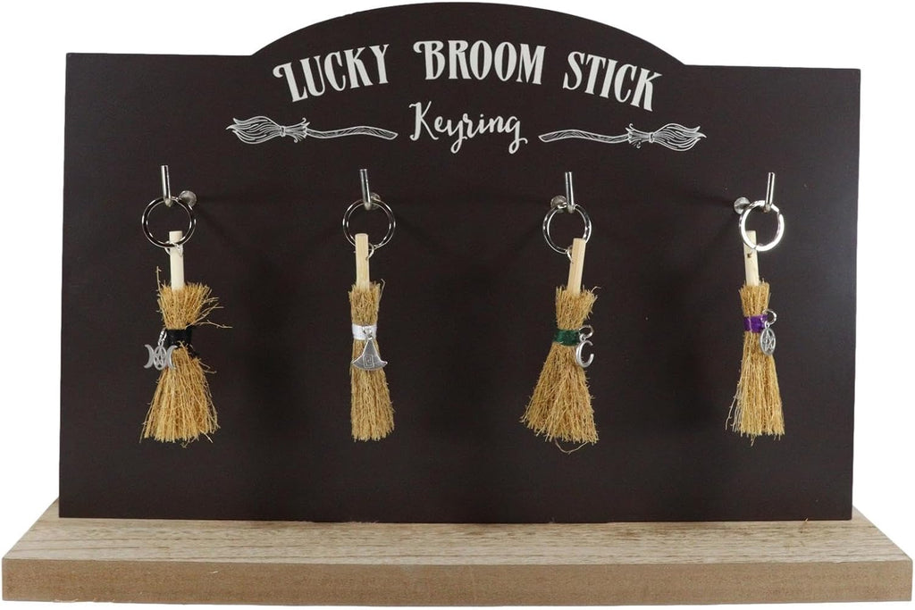 Lucky Broomstick Keychain