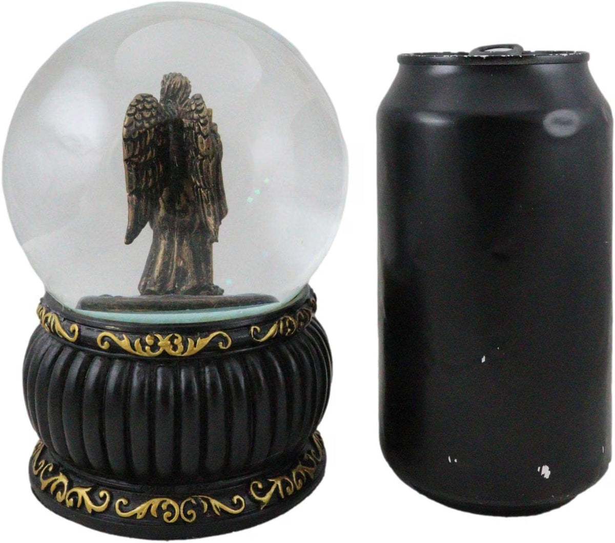 Prayer to Saint Raphael Glitter Water Globe with Prayer Plaque