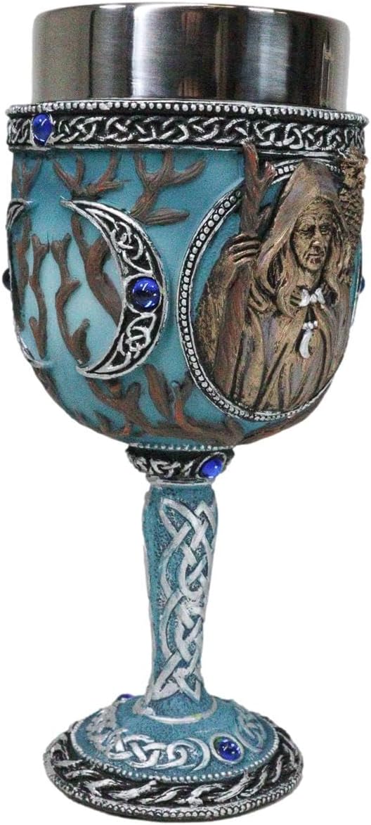 Triple Goddess "Crone" Goblet