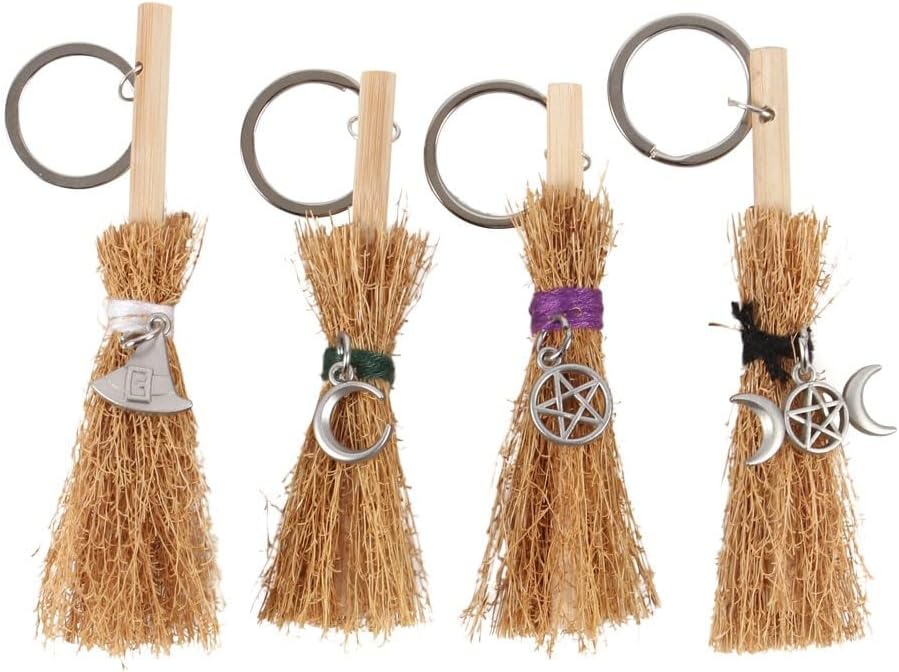 Lucky Broomstick Keychain