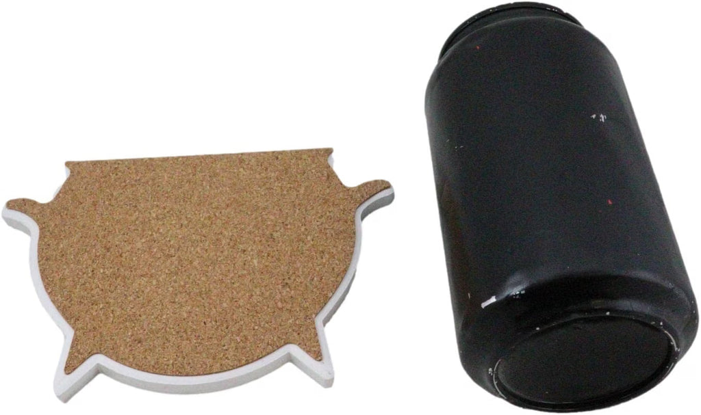 Purrfect Brew Cauldron Coaster Set of 4