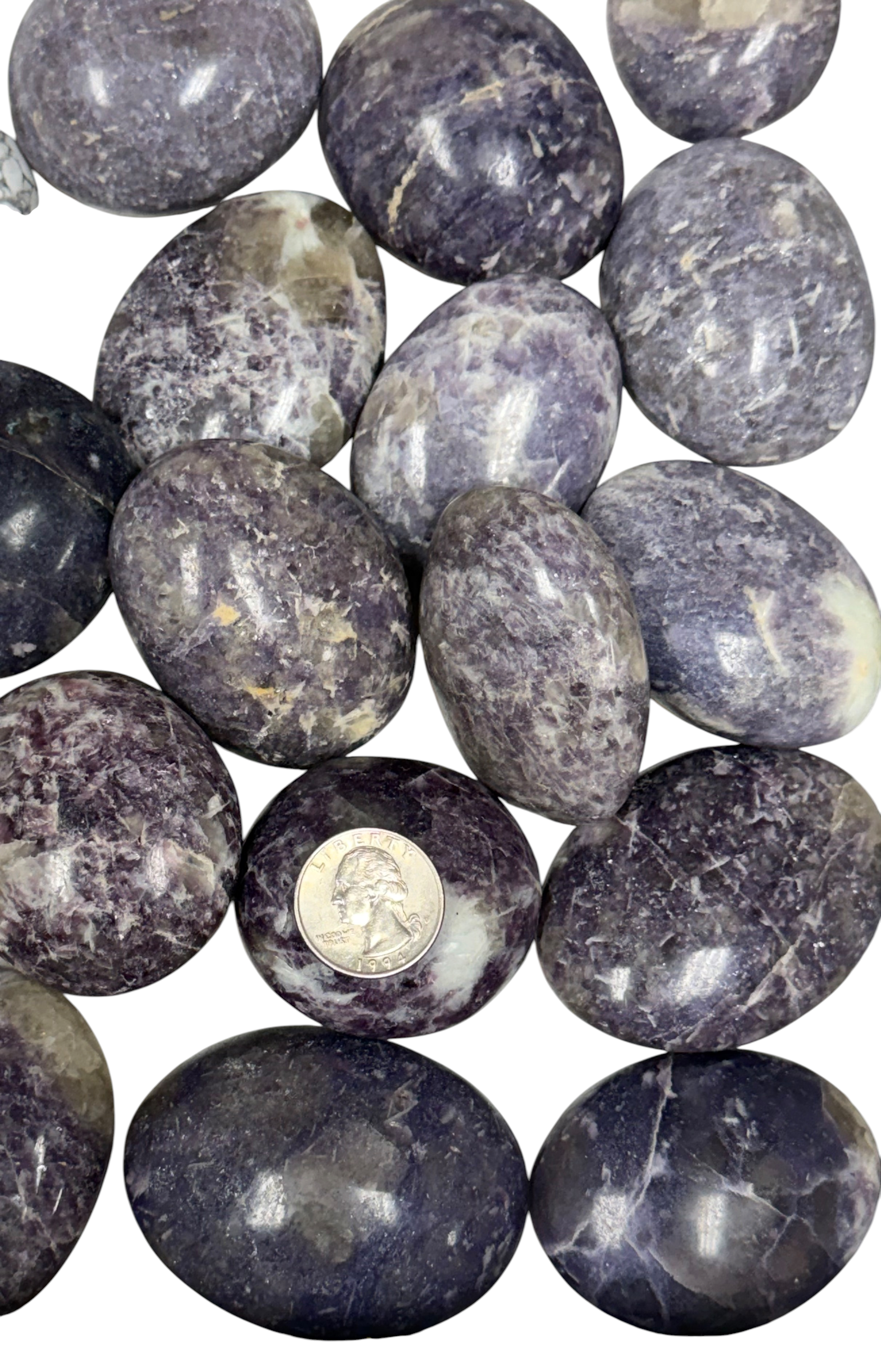 Lepidolite Palm Stone