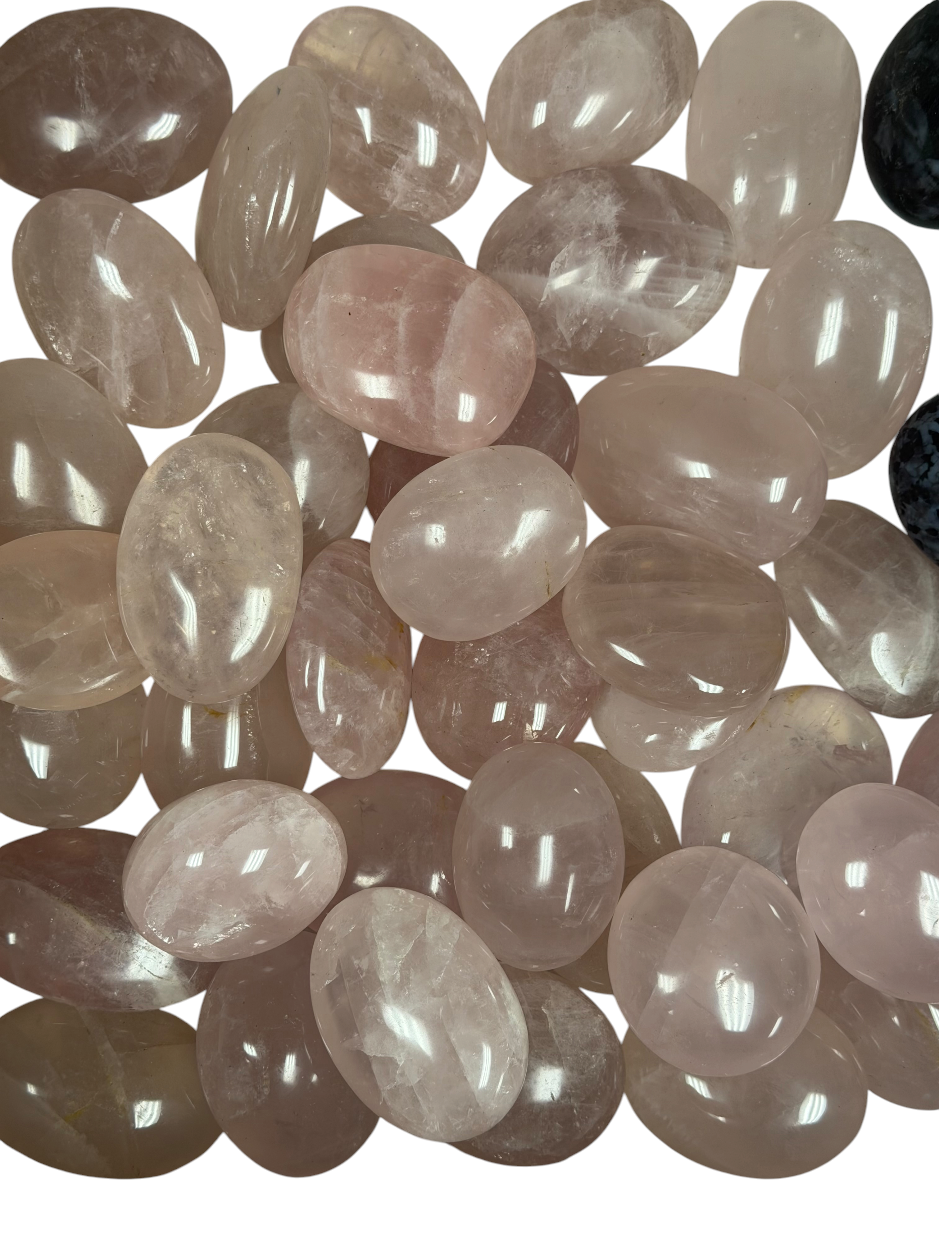 Rose Quartz Palm Stone