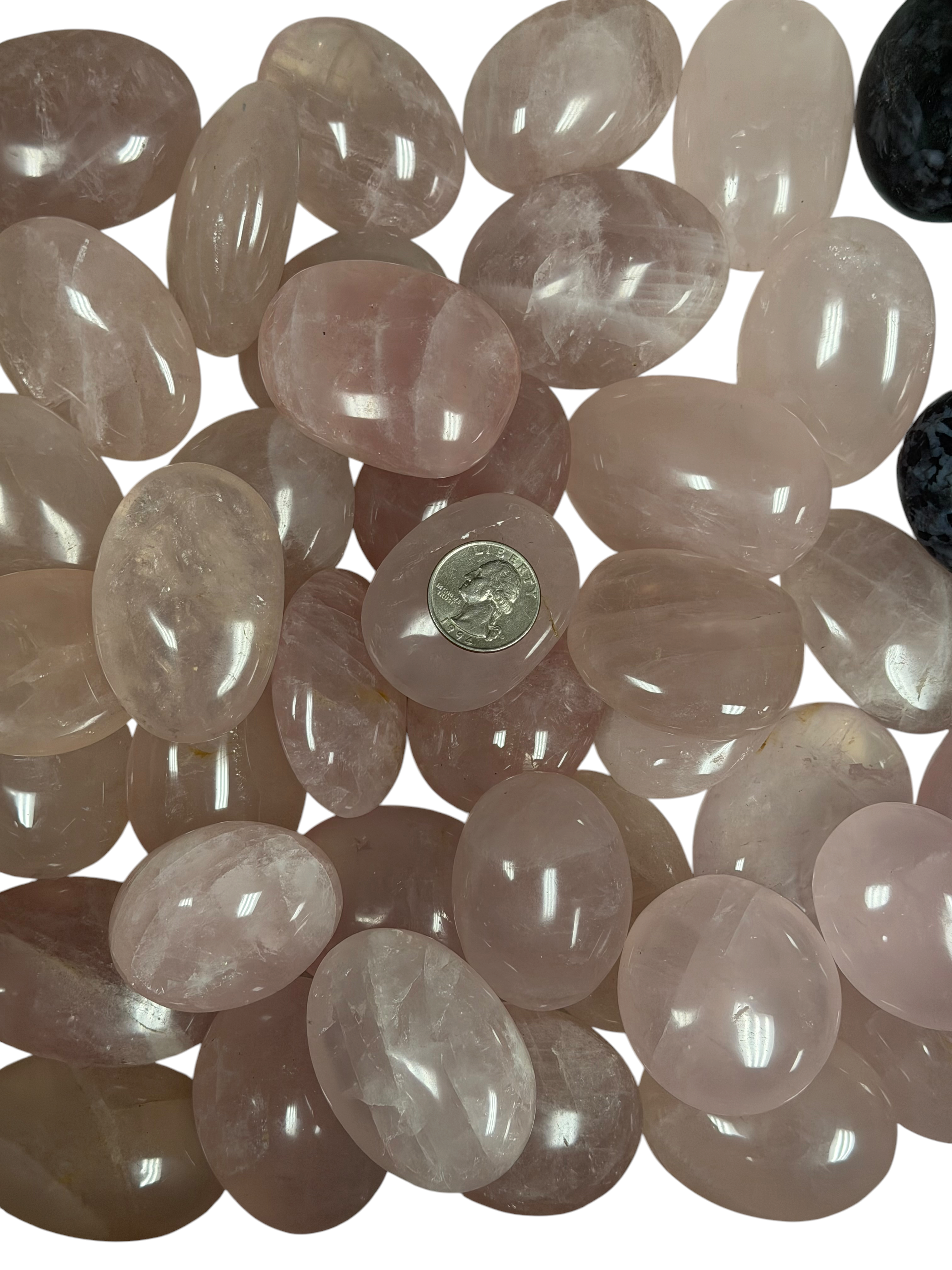 Rose Quartz Palm Stone