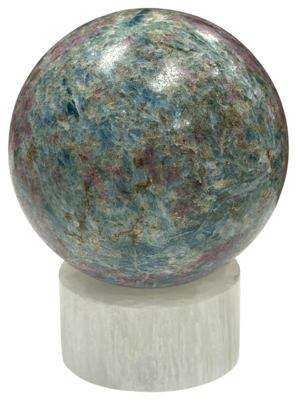 Ruby and Kyanite Sphere