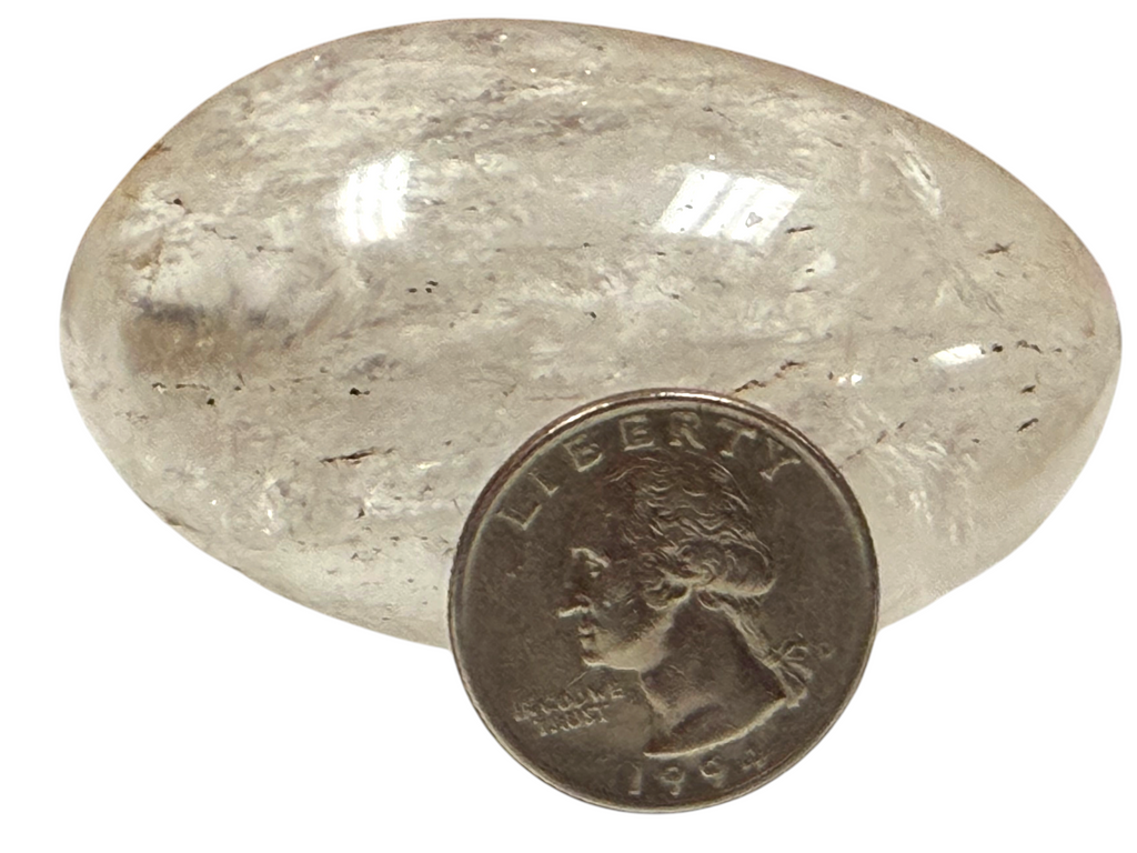 Clear Quartz Palm Stone