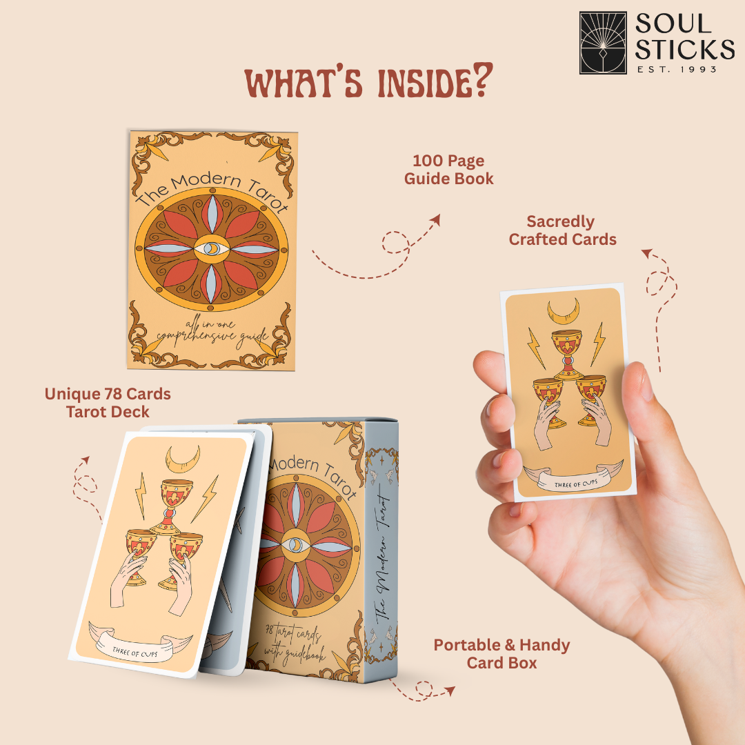 The Modern Tarot cards artwork