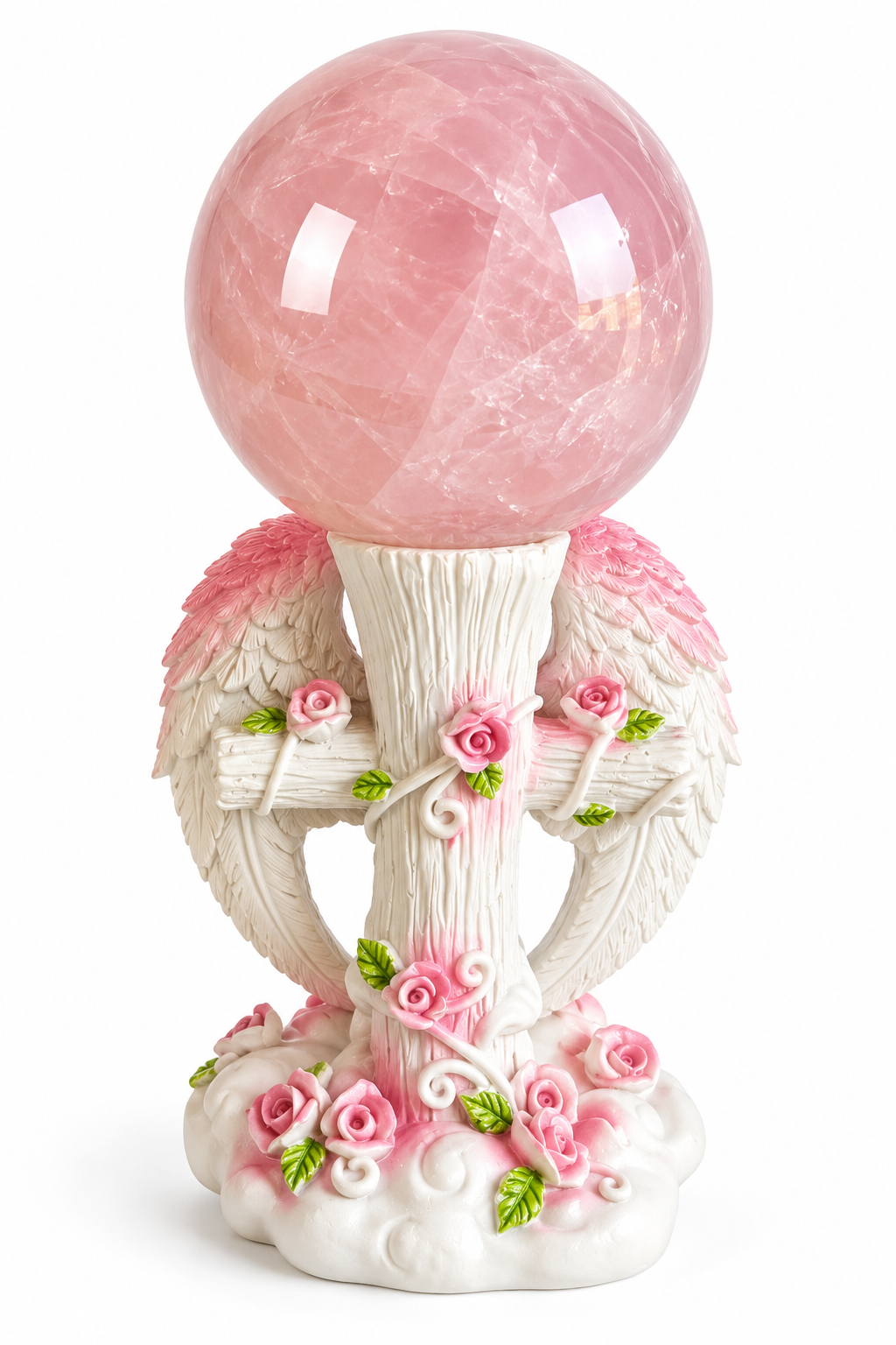 Pink Angel Goddess Sphere Holder
