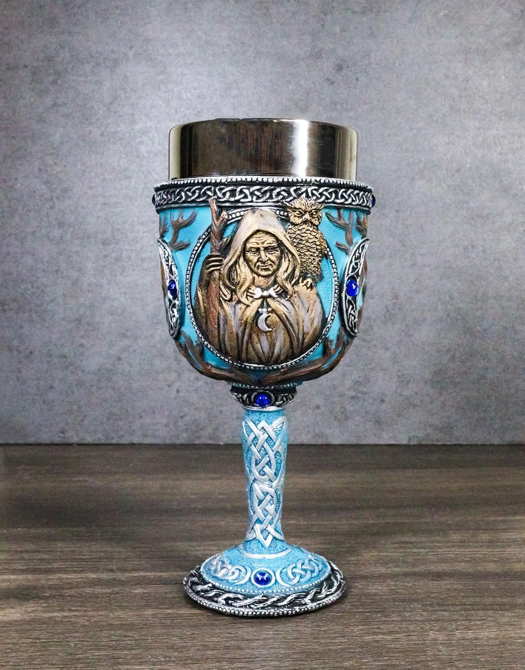 Triple Goddess "Crone" Goblet