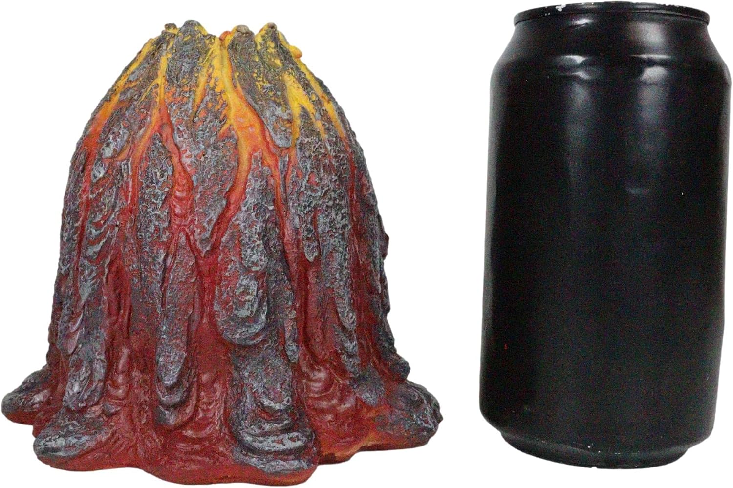 Volcano Skull LED Night Light Figurine — Lava Magma Glow