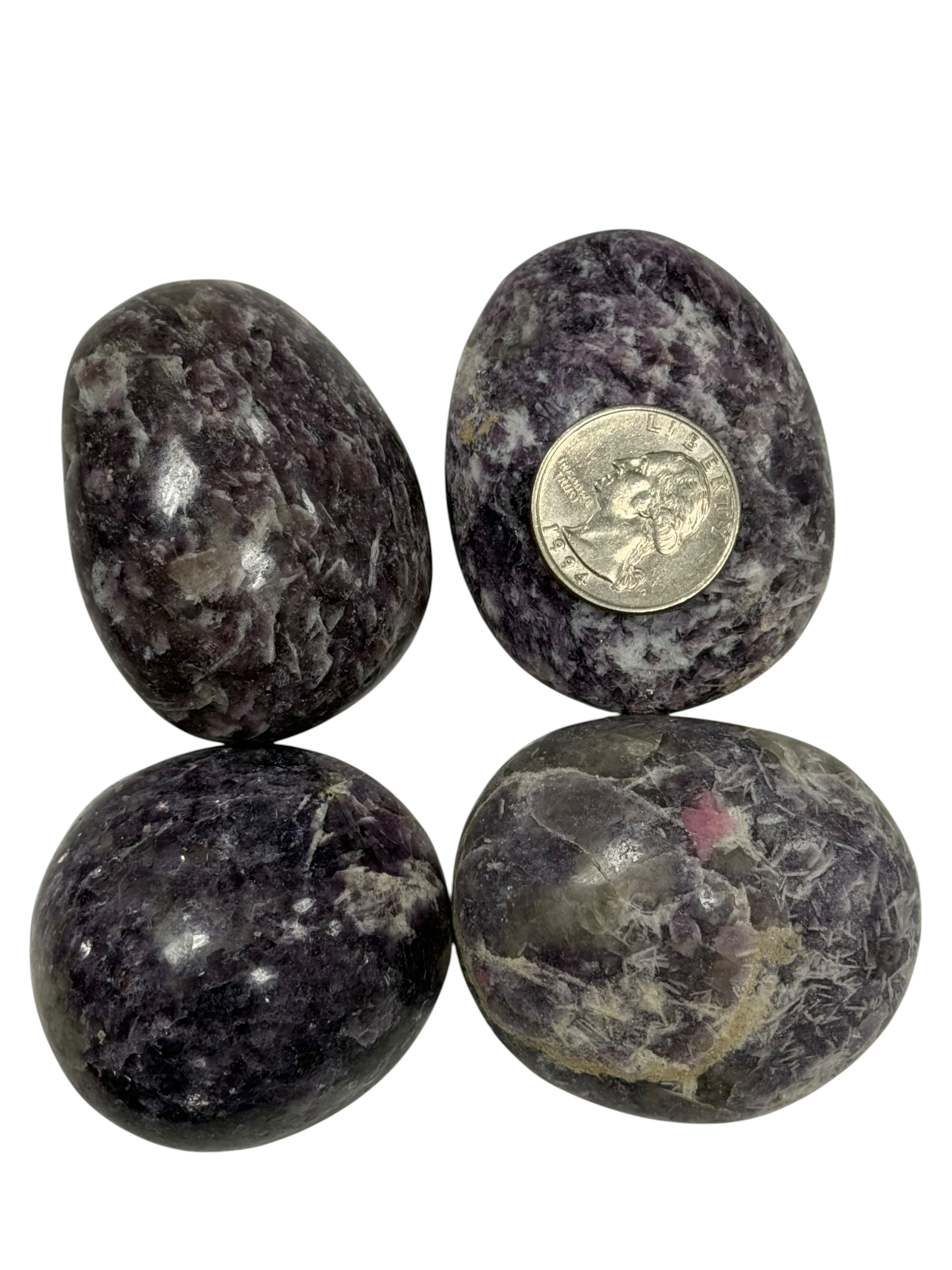 Lepidolite Palm Stone
