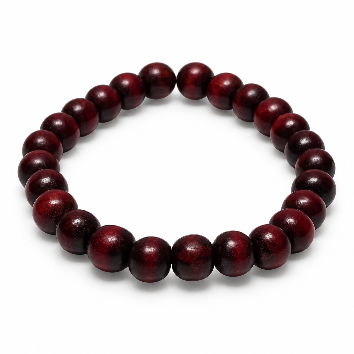 8mm Rosewood Bracelet on white background