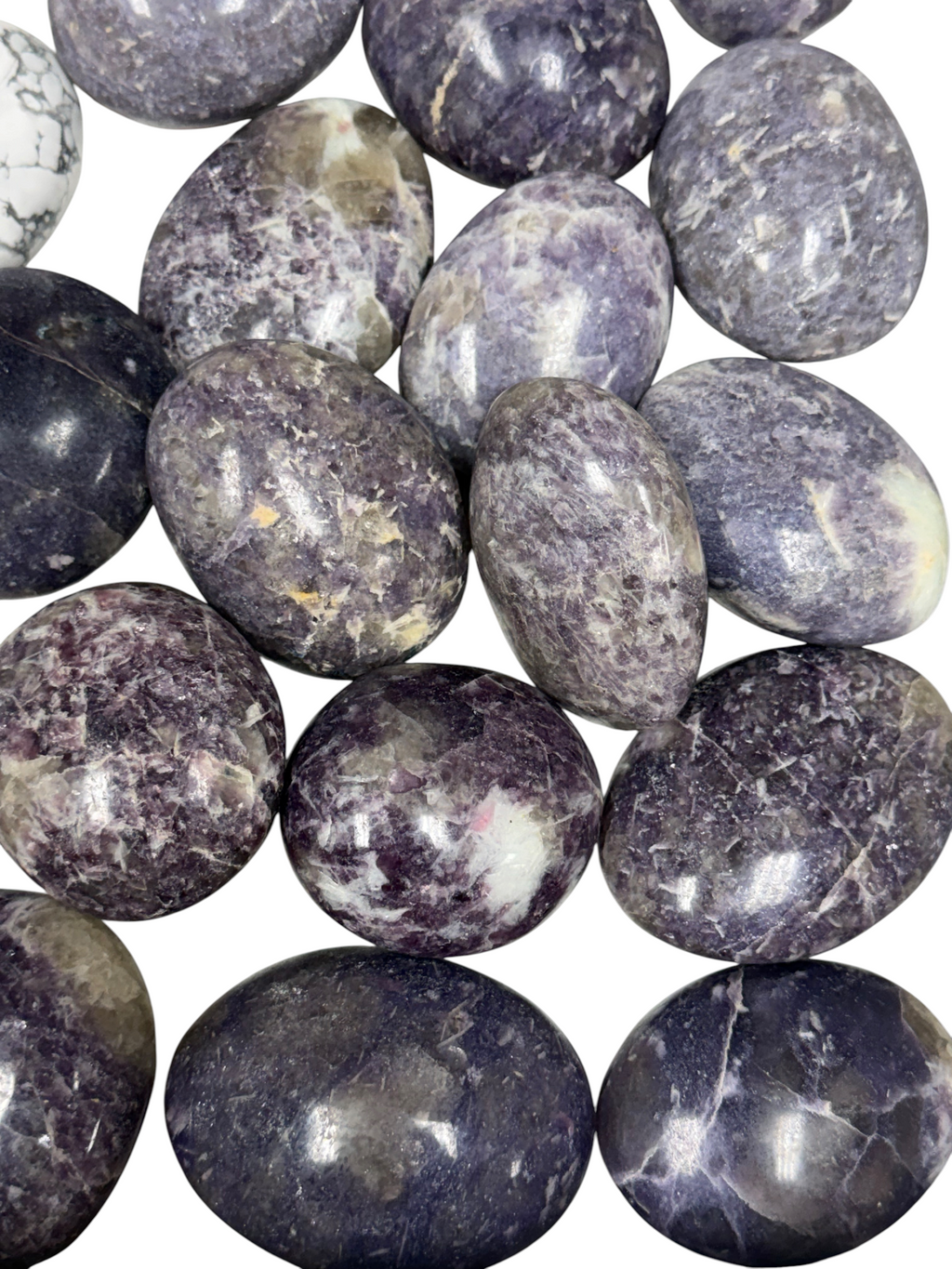 Lepidolite Palm Stone