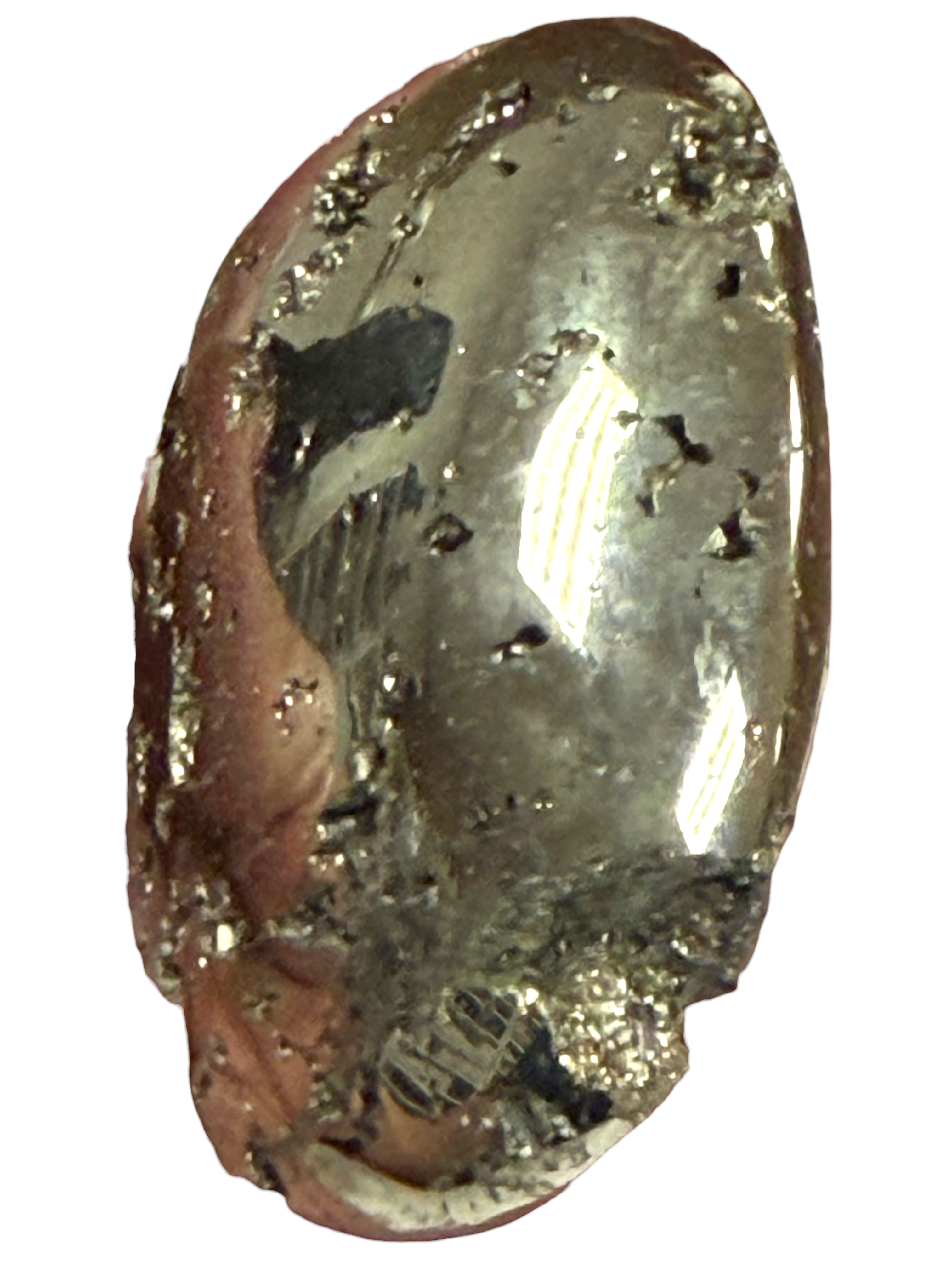 Pyrite Palm Stone