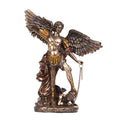 Small Bronze-Finish St. Michael Statue