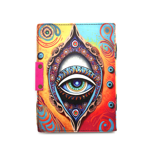 All Seeing Eye Blank Leather Journal