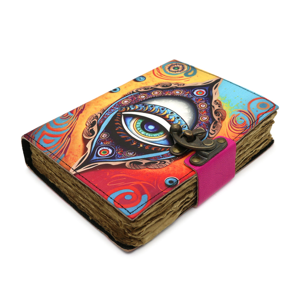 All Seeing Eye Blank Leather Journal