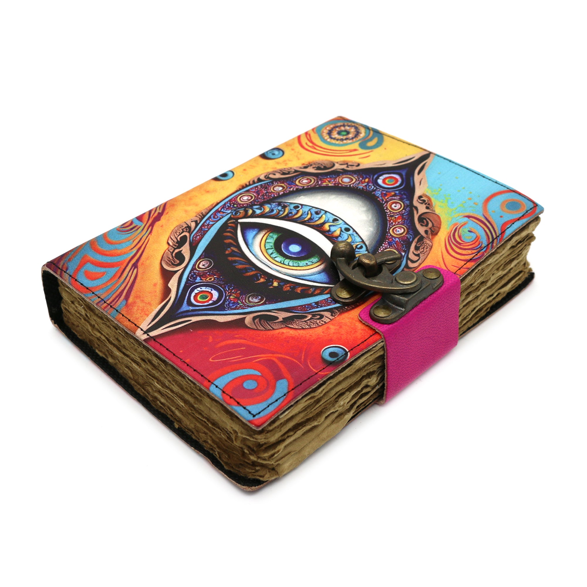 All Seeing Eye Blank Leather Journal