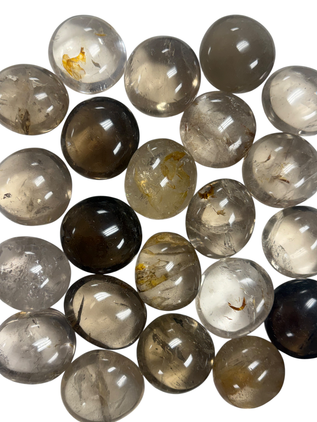 Smoky Quartz Palm Stone