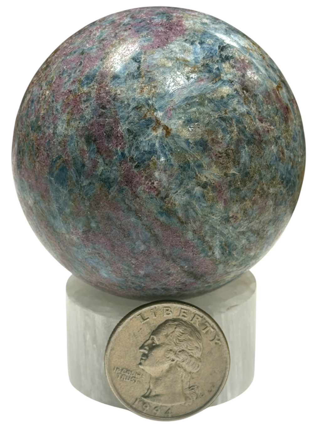 Ruby and Kyanite Sphere