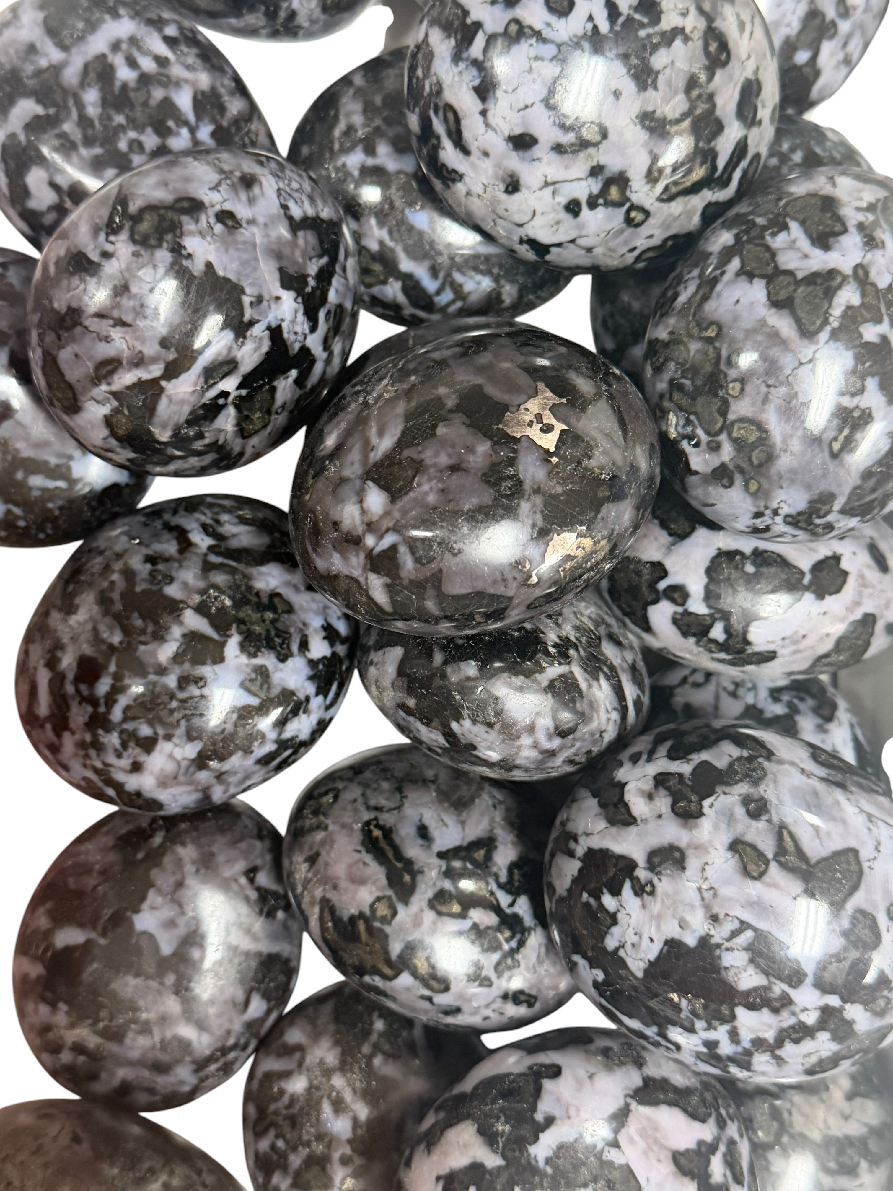 Indigo Gabbro ( Mystic Merlinite) Palm Stone