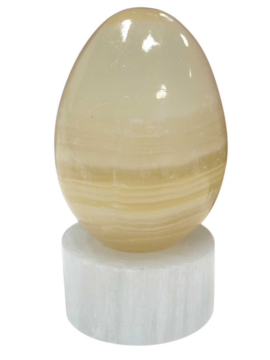 Banded Calcite Egg