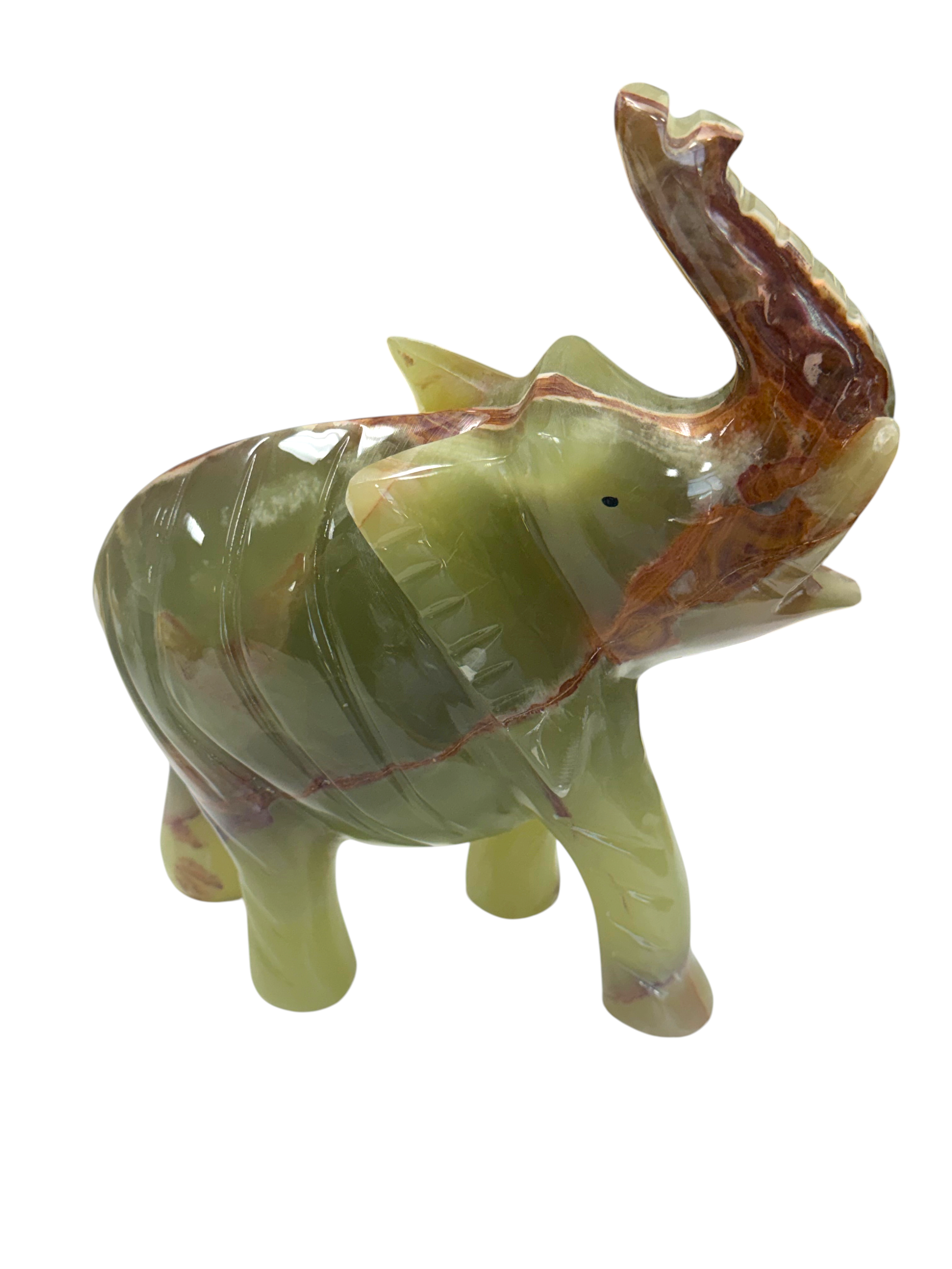 Green Onyx Elephant