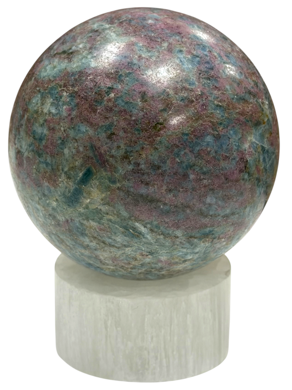 Ruby and Kyanite Sphere