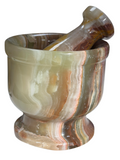 4" Green Onyx Pestle & Mortar #3