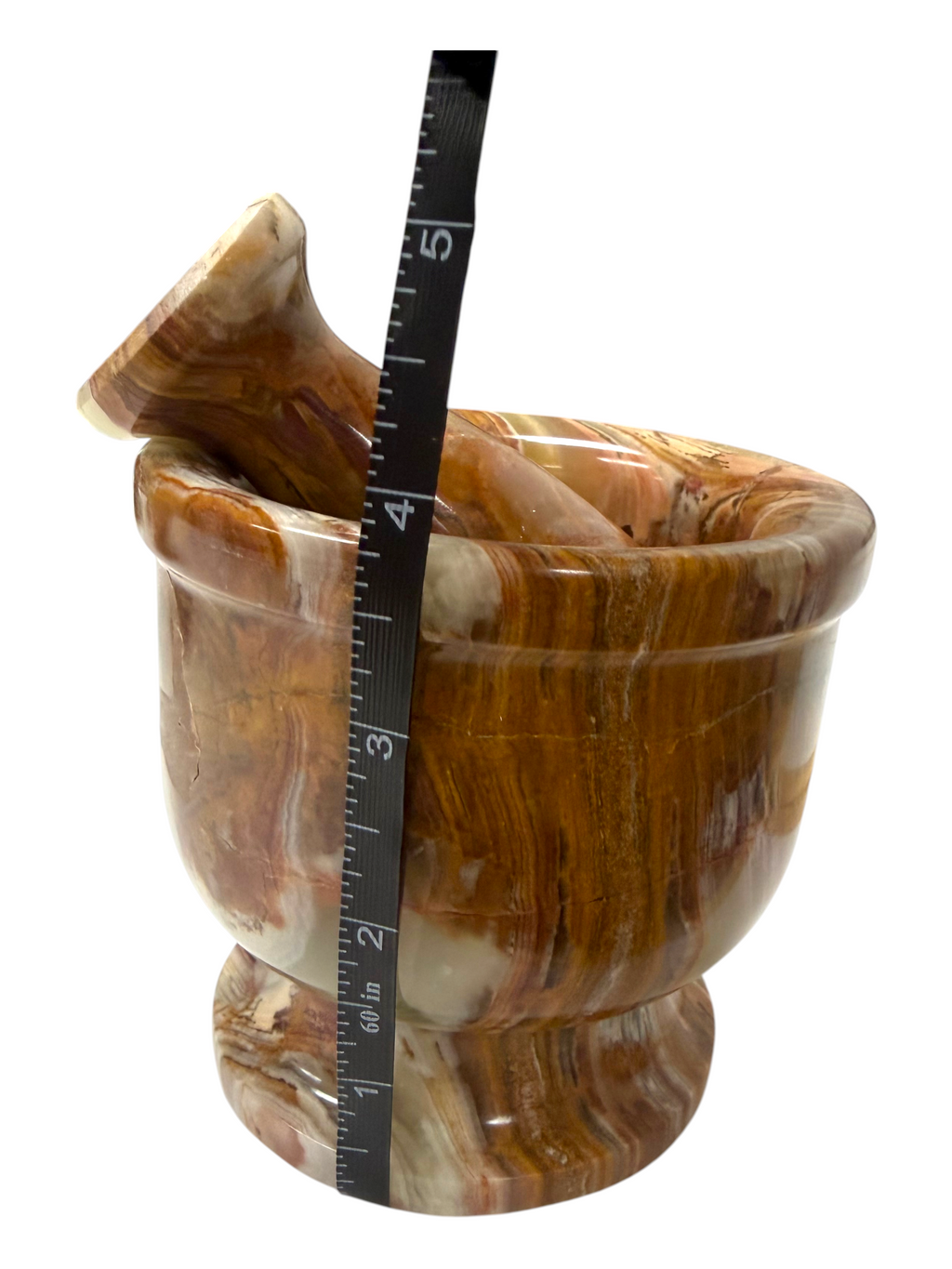 4" Green Onyx Pestle & Mortar #1