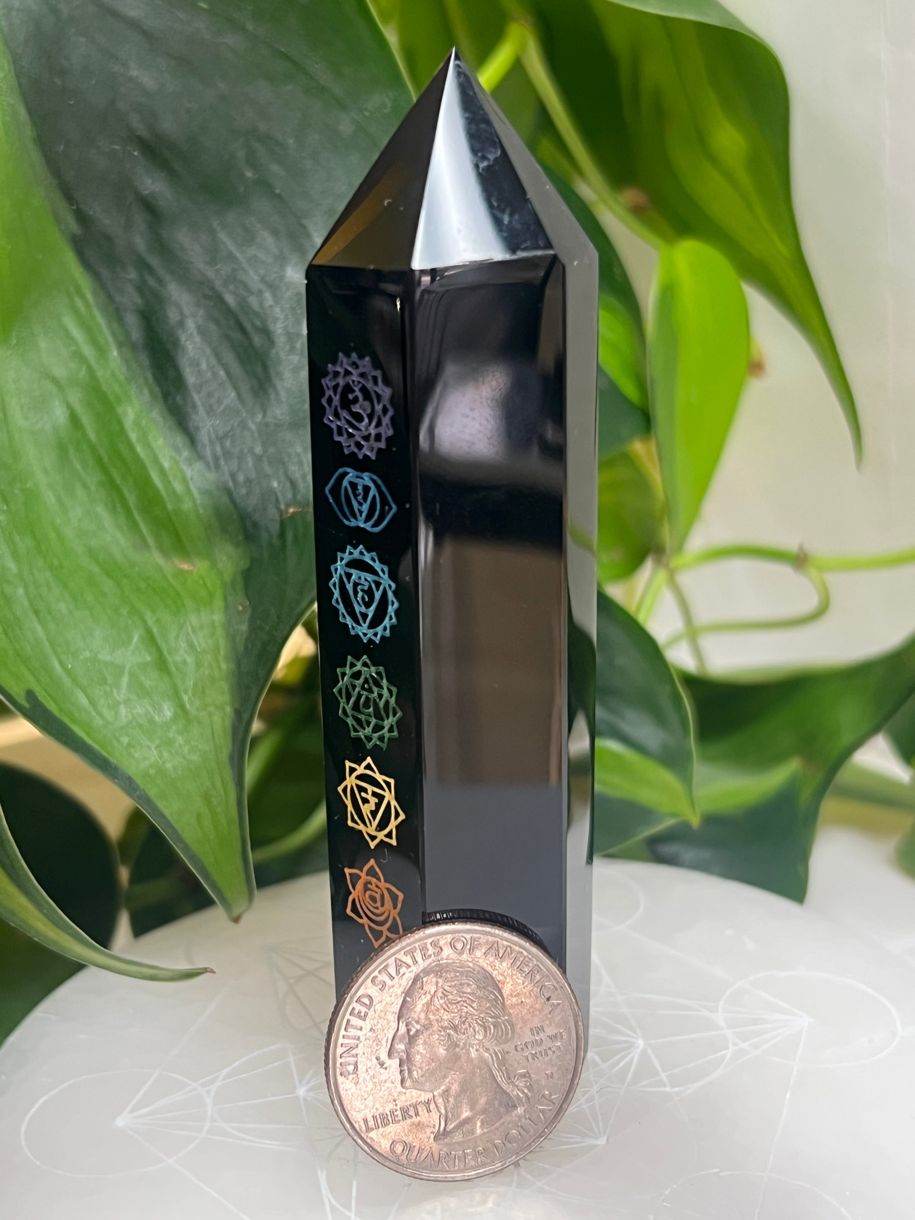 Obsidian Chakra Tower