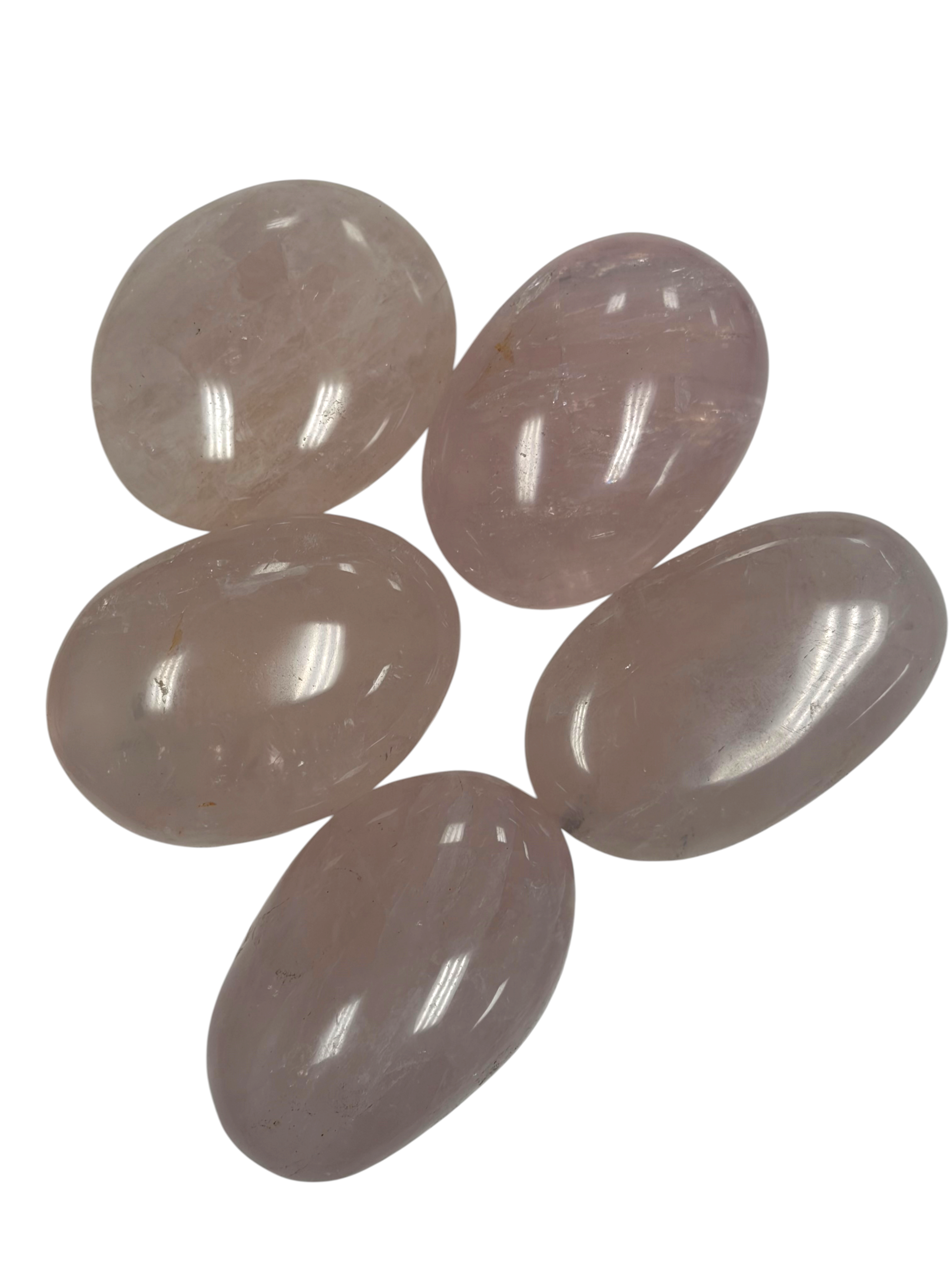 Rose Quartz Palm Stone