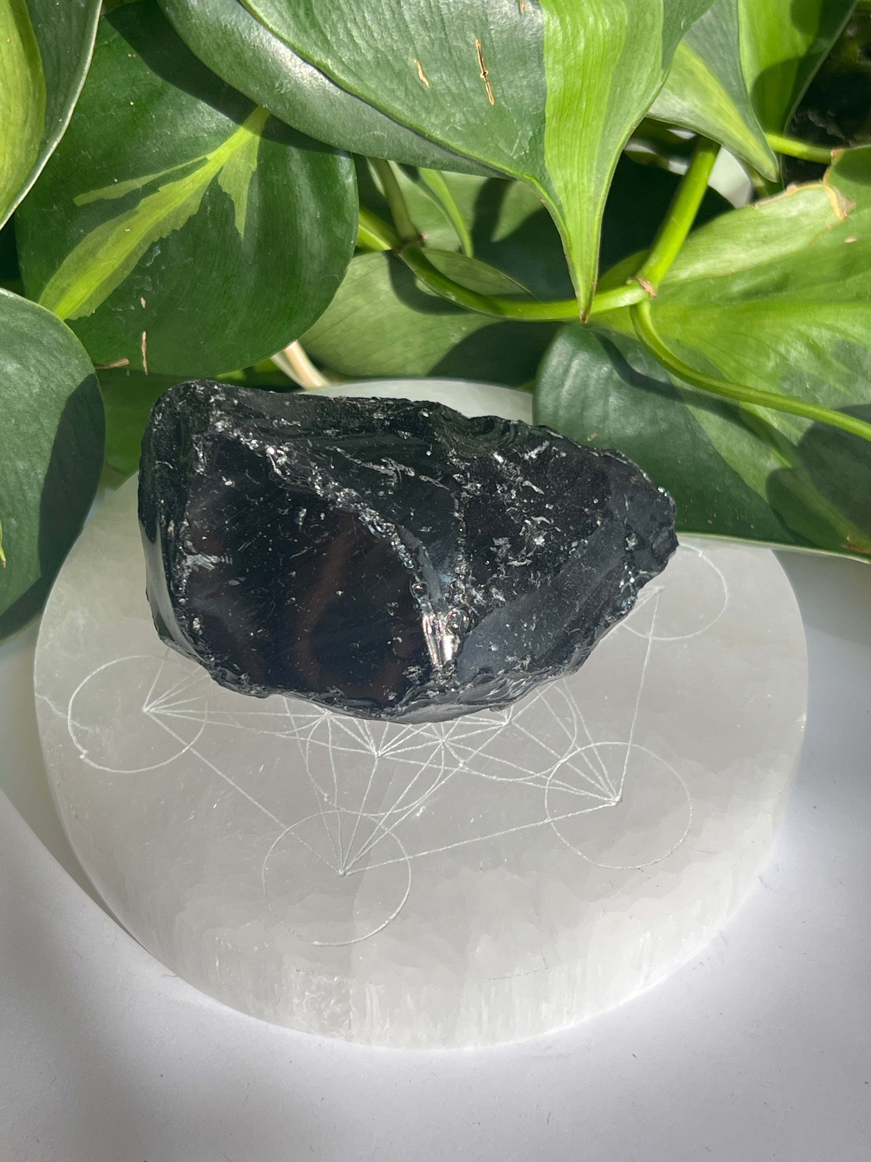 Raw Golden Sheen Obsidian