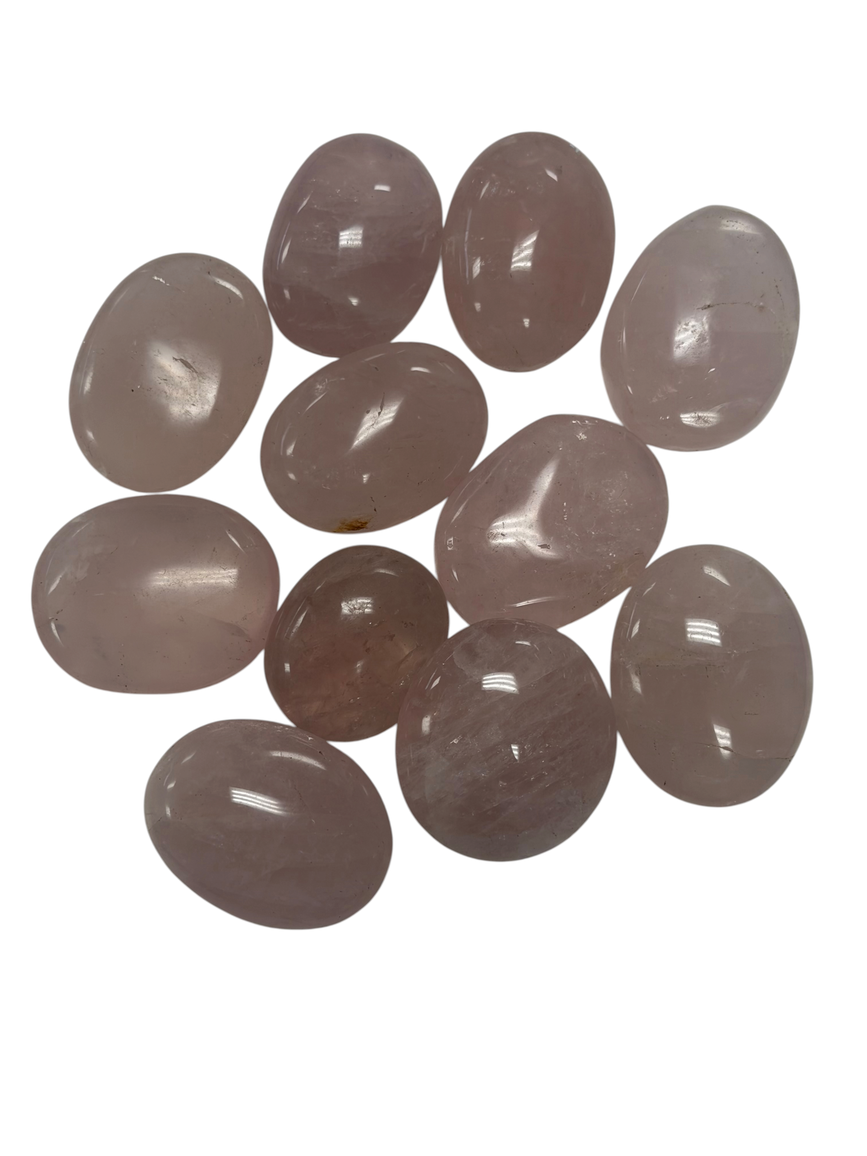 Rose Quartz Palm Stone