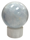 Blue Calcite Sphere 63mm