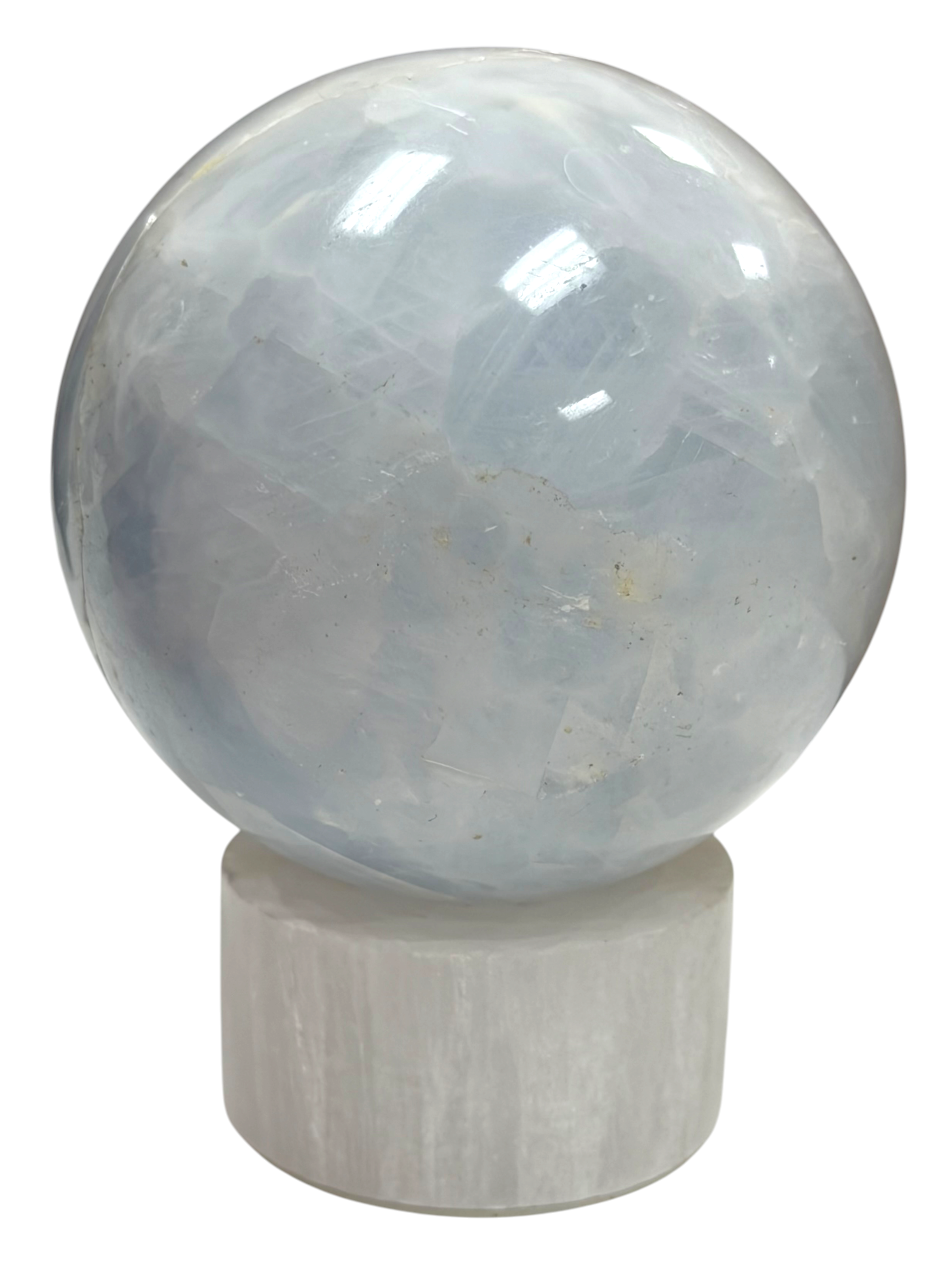 Blue Calcite Sphere 63mm