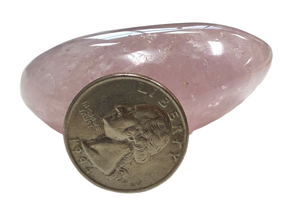 Rose Quartz Palm Stone