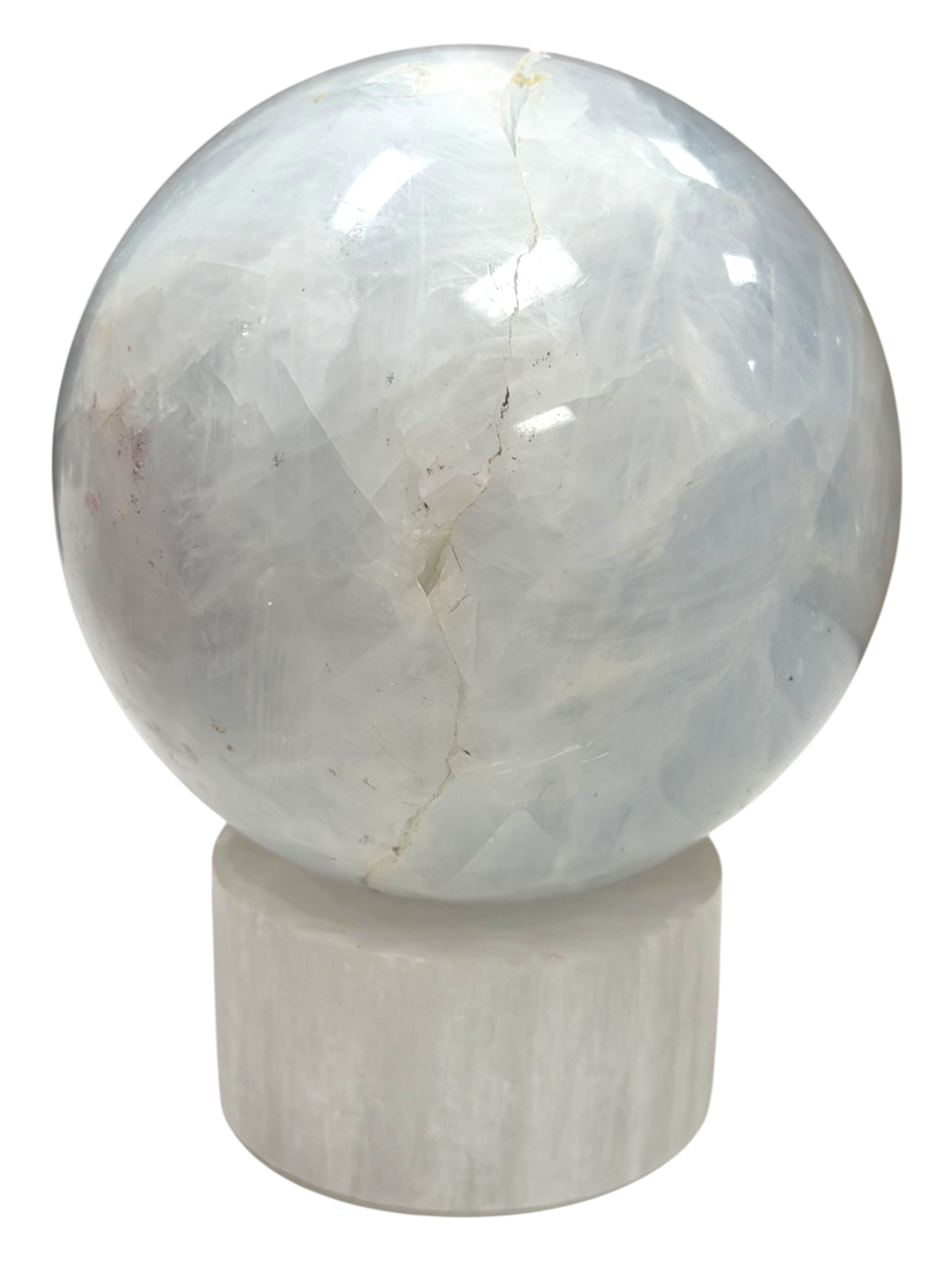 Blue Calcite Sphere 63mm