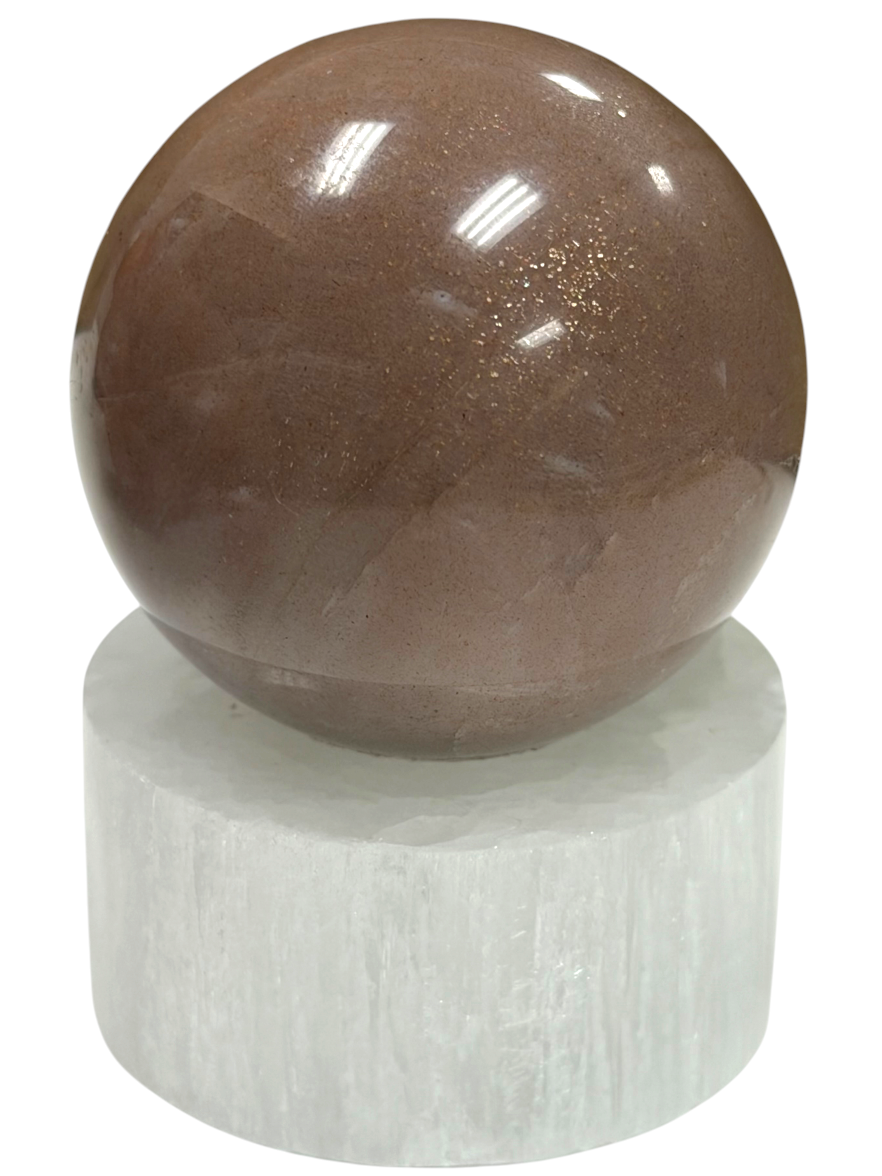 Chocolate Moonstone Sphere 40mm